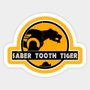 Saber Tooth Tiger! Sticker